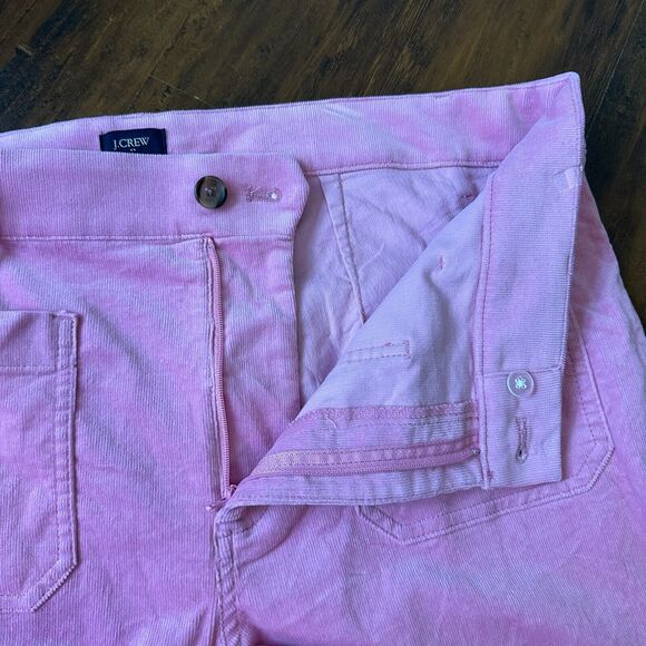 J.CREW Lizzie Patch Pocket Corduroy Pants Pink High Rise Wide Leg - Picture 5 of 14